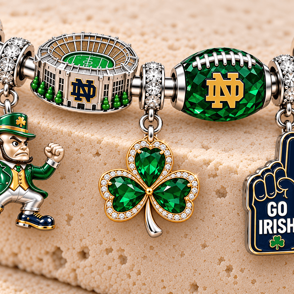 NDFI Silver Charm Bracelet Set TMH
