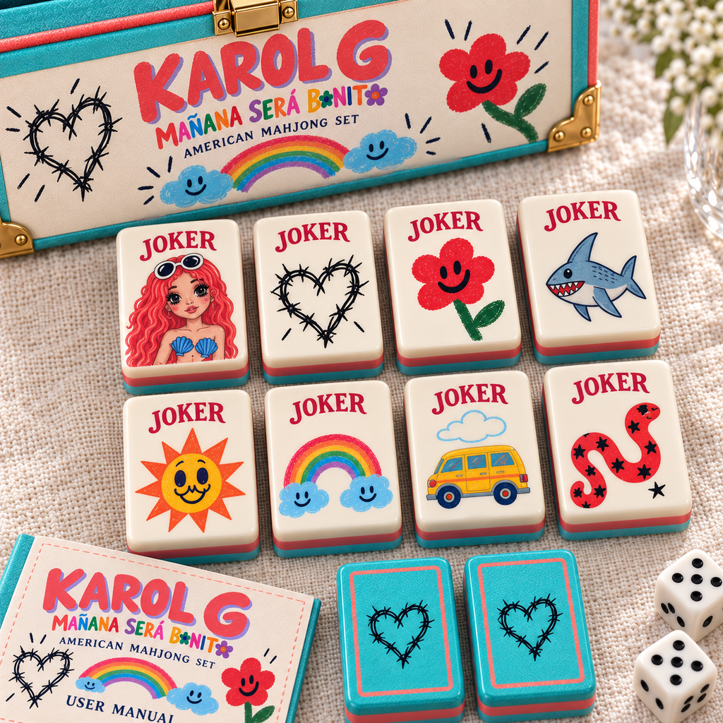 Premium KRG Mahjong Tiles Set TTMH