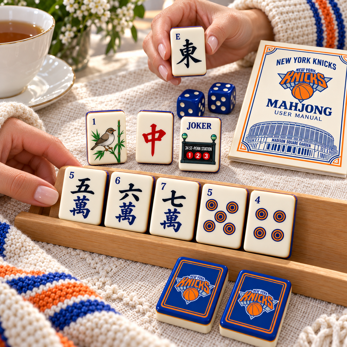 Premium NYK Mahjong Tiles Set TTMH