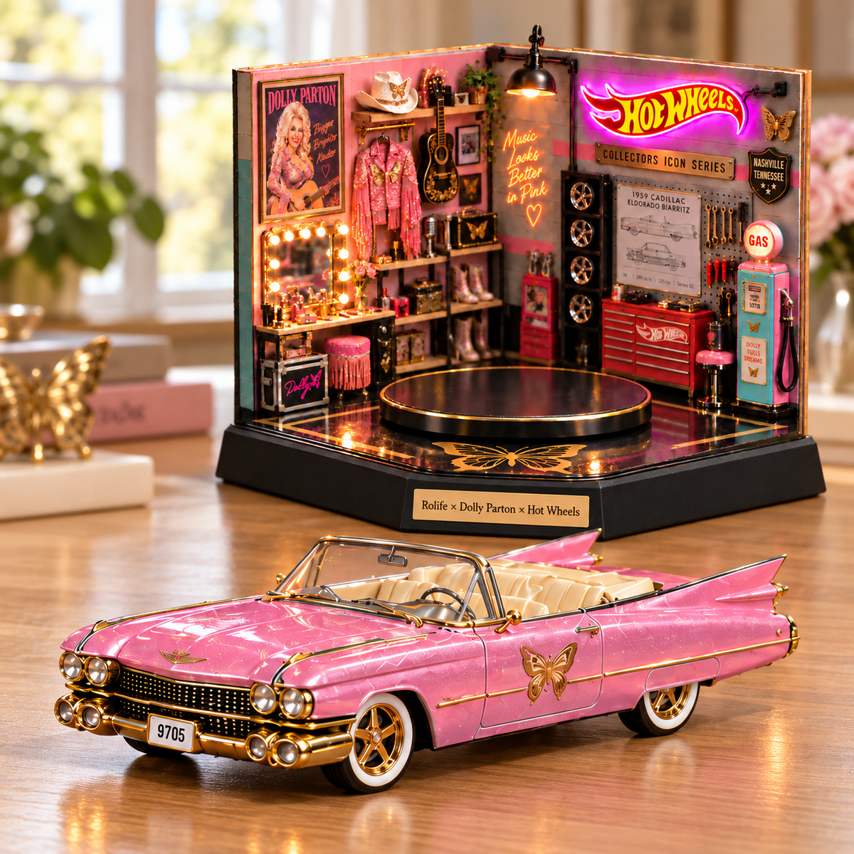DLPT Collectible Car Garage Diorama PNPA