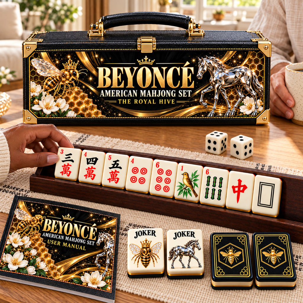 Premium BYC Mahjong Tiles Set PVNA