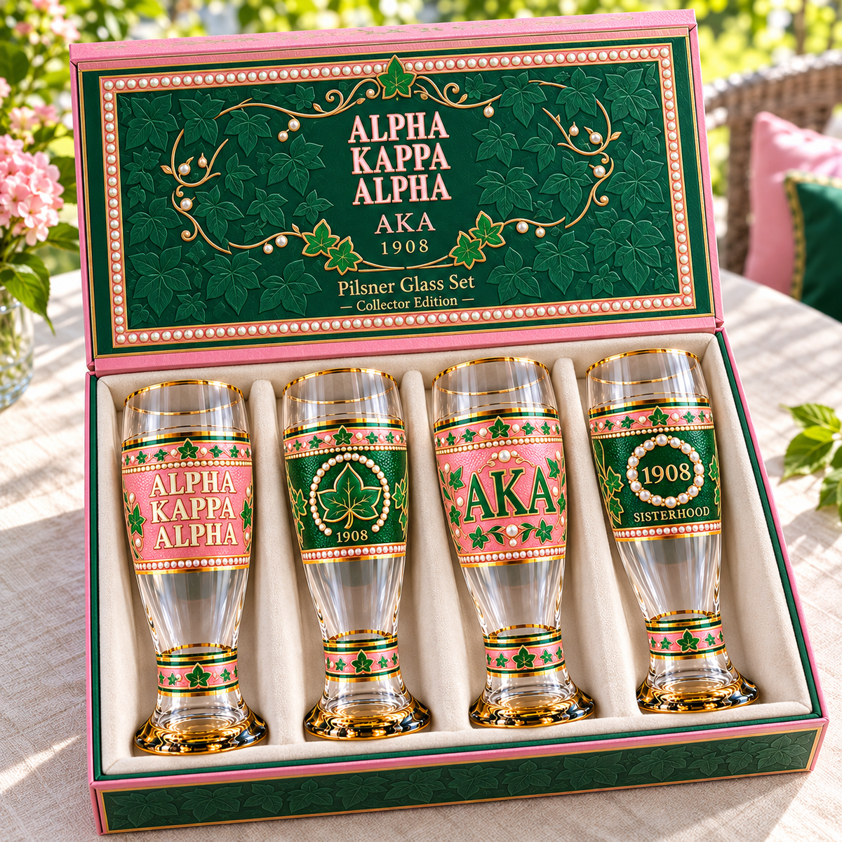 Premium AKA Heritage Glass Gift Set HQH
